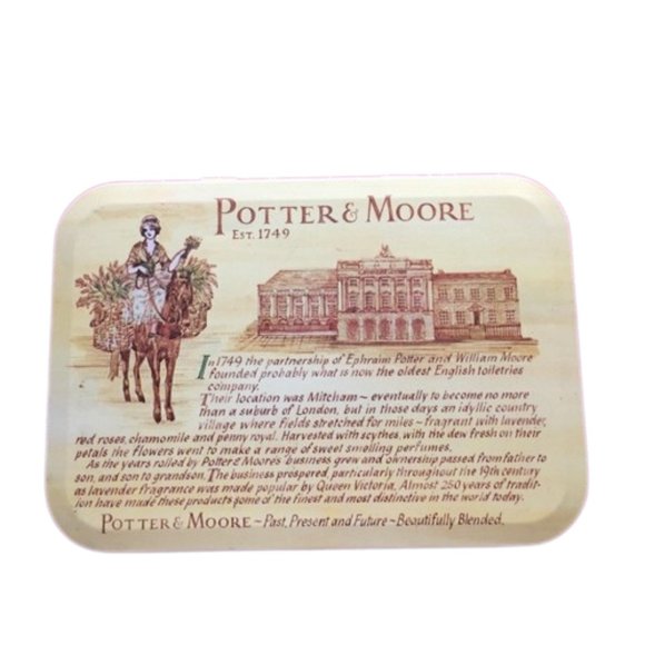 $65‎ Potter & Moore 1749 Antique Tin Box Collectibles - Picture 1 of 16
